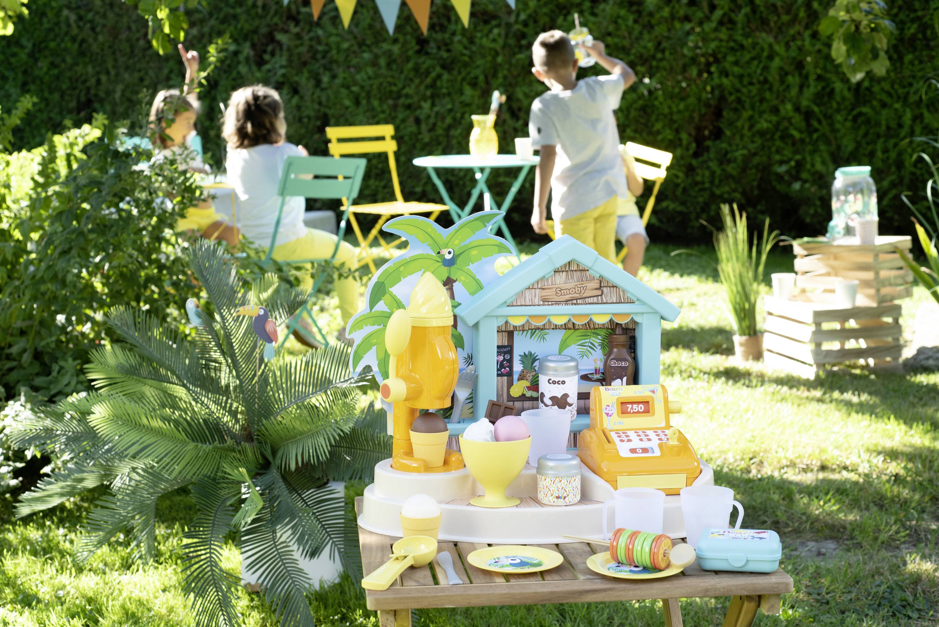 Smoby Beach Bar mit Eismaschine und Kasse