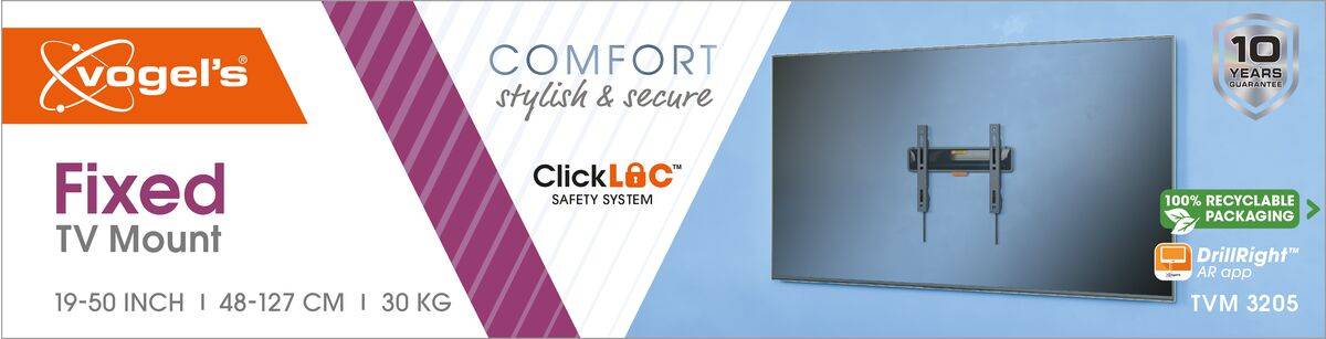 Vogel's TVM 3205 TV-Wandhalterung 48,3cm (19") - 127,0cm (50")