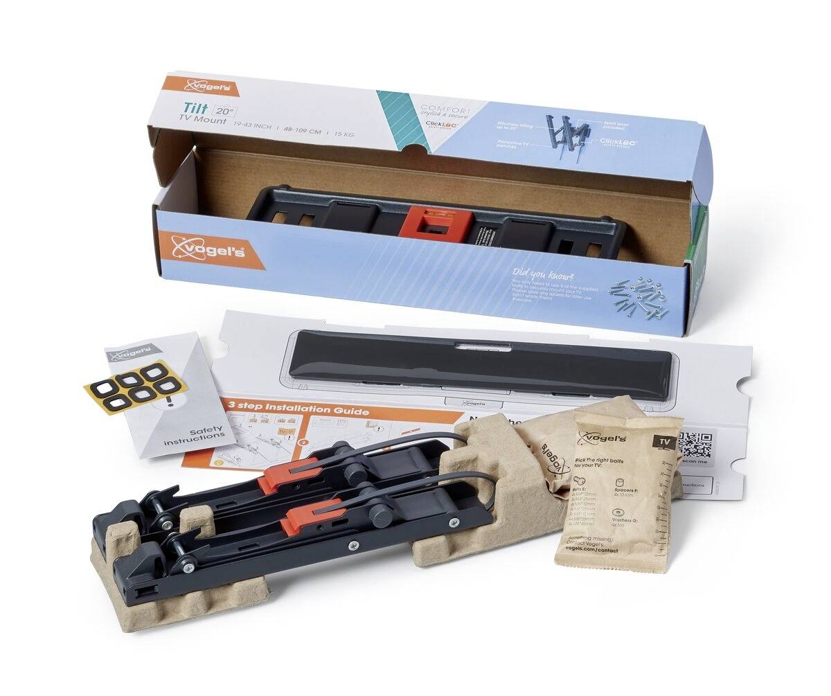 Vogel's TVM 3215 TV-Wandhalterung 48,3cm (19") - 109,2cm (43") Neigbar