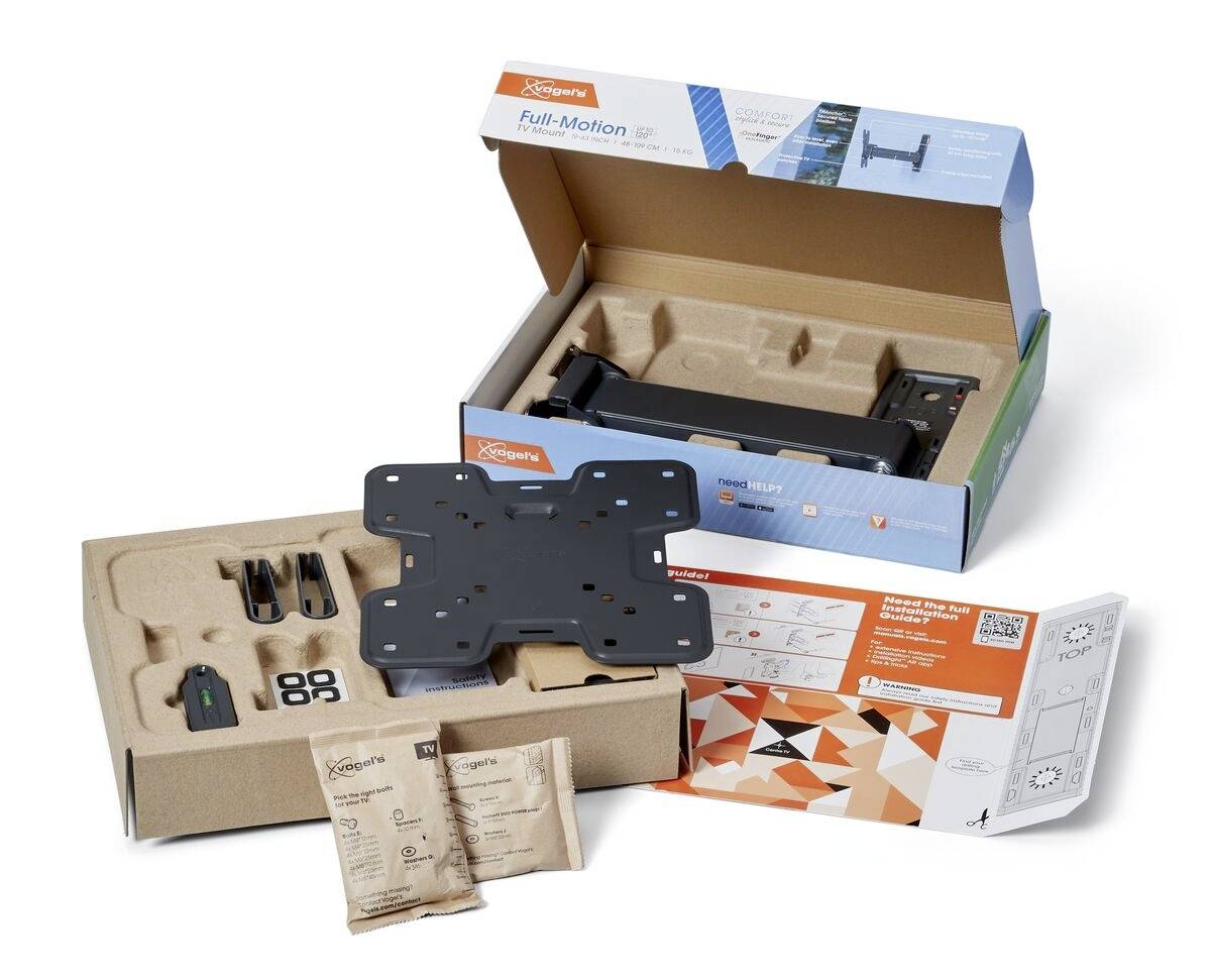 Vogel's TVM 3225 TV-Wandhalterung 48,3cm (19") - 109,2cm (43") Schwenkbar, Neigbar