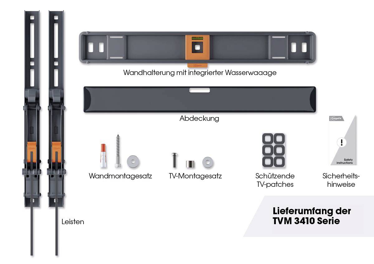 Vogel's TVM 3415 TV-Wandhalterung 81,3cm (32") - 165,1cm (65") Neigbar