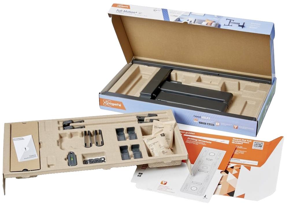 Vogel's TVM 3665 TV-Wandhalterung 101,6cm (40") - 195,6cm (77") Schwenkbar, Neigbar