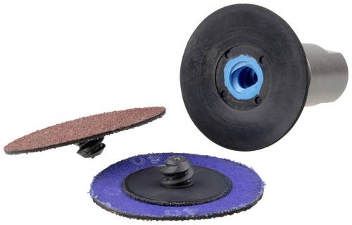 Wolfcraft 5607000 Schleifteller-Set für Winkelschleifer, 4-tlg. Durchmesser 50 mm