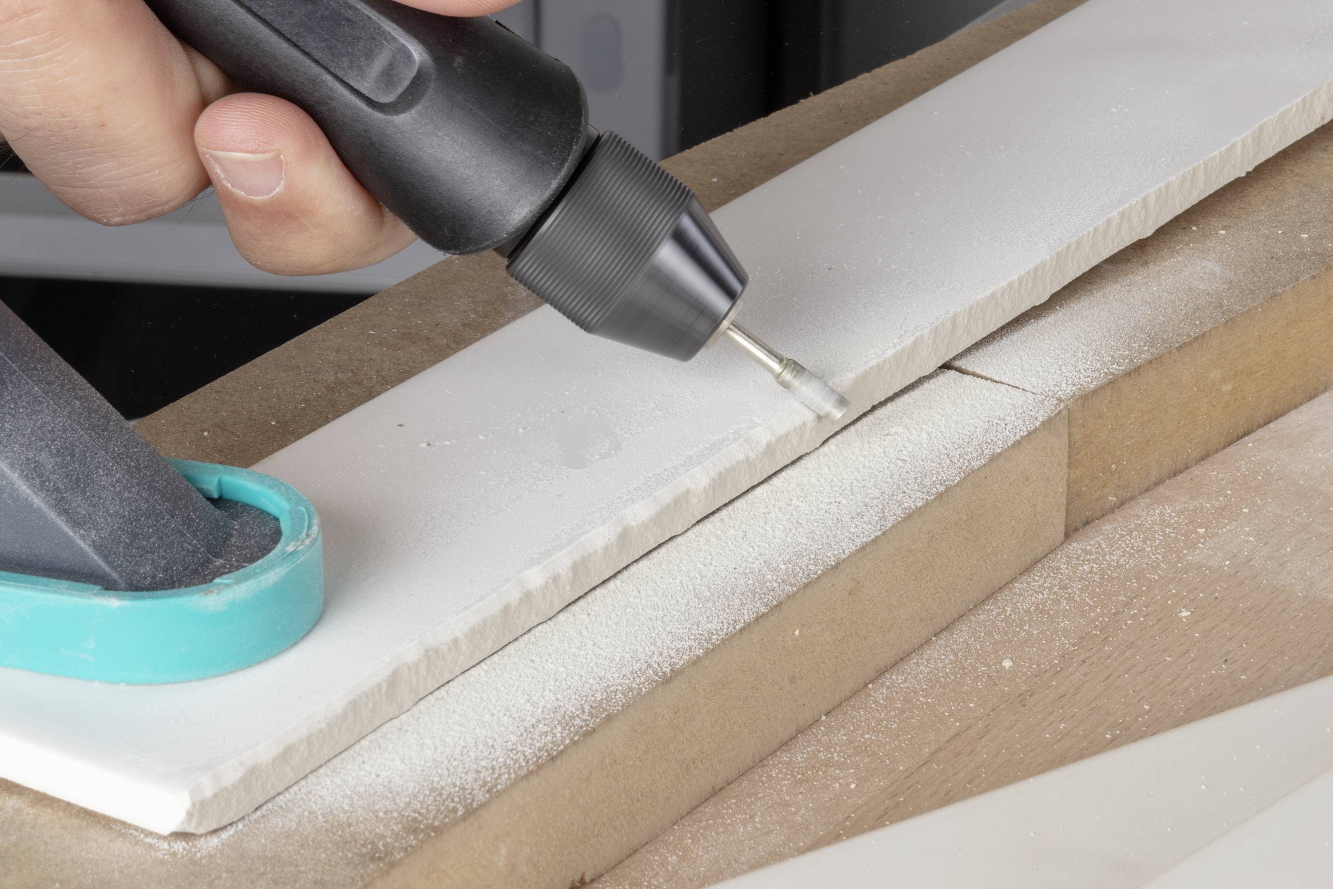 Wolfcraft 5987000 Diamantschleifstift-Set, zylinderförmig, 3-tlg. 1 Set