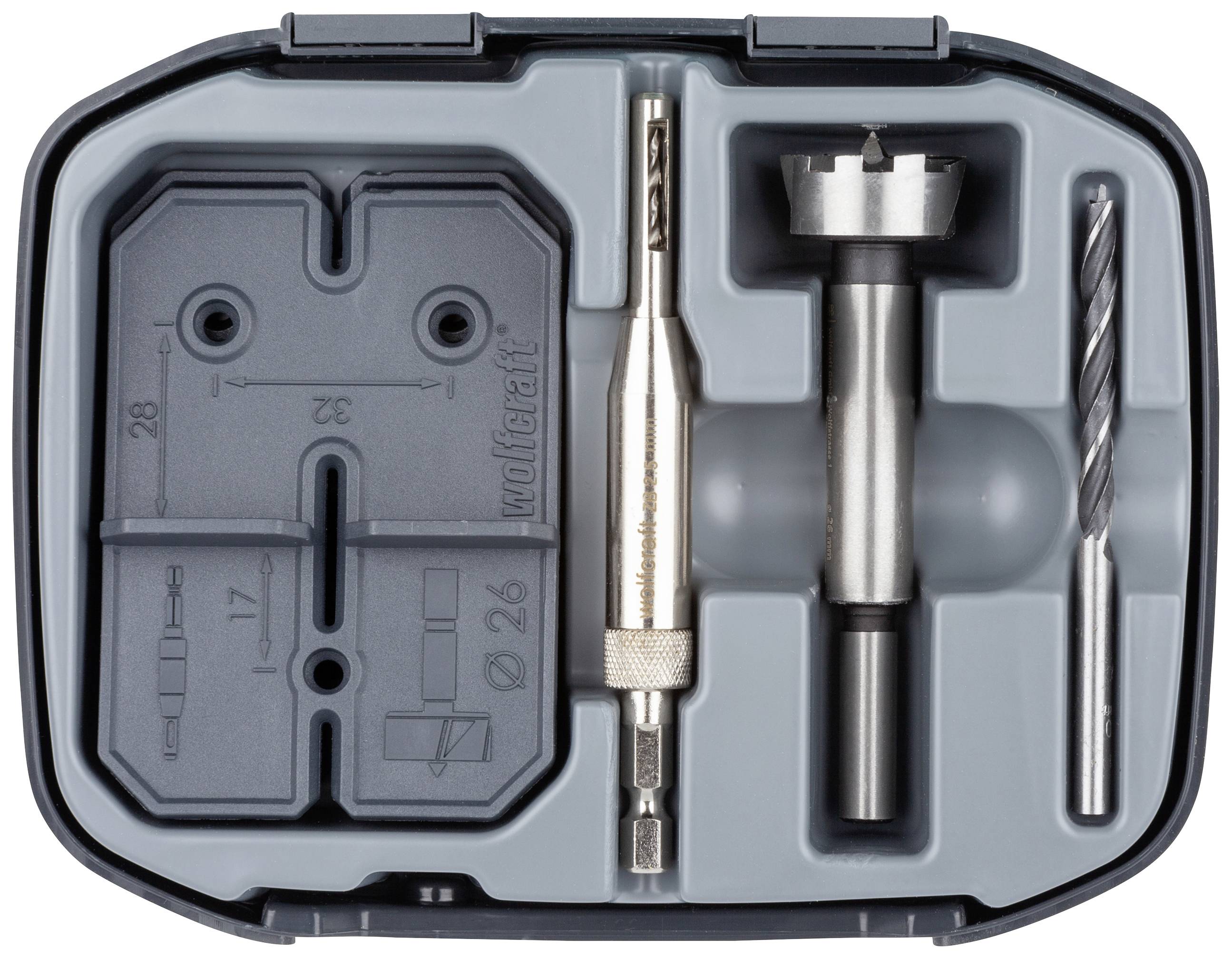 Wolfcraft 4655000 Bohrer-Set