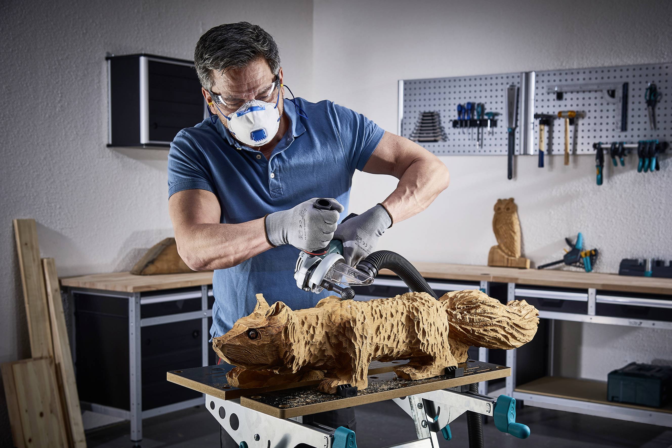 Wolfcraft 4386000 Kugelraspel für Winkelschleifer, Ø 31,5mm Länge 26mm 1St.