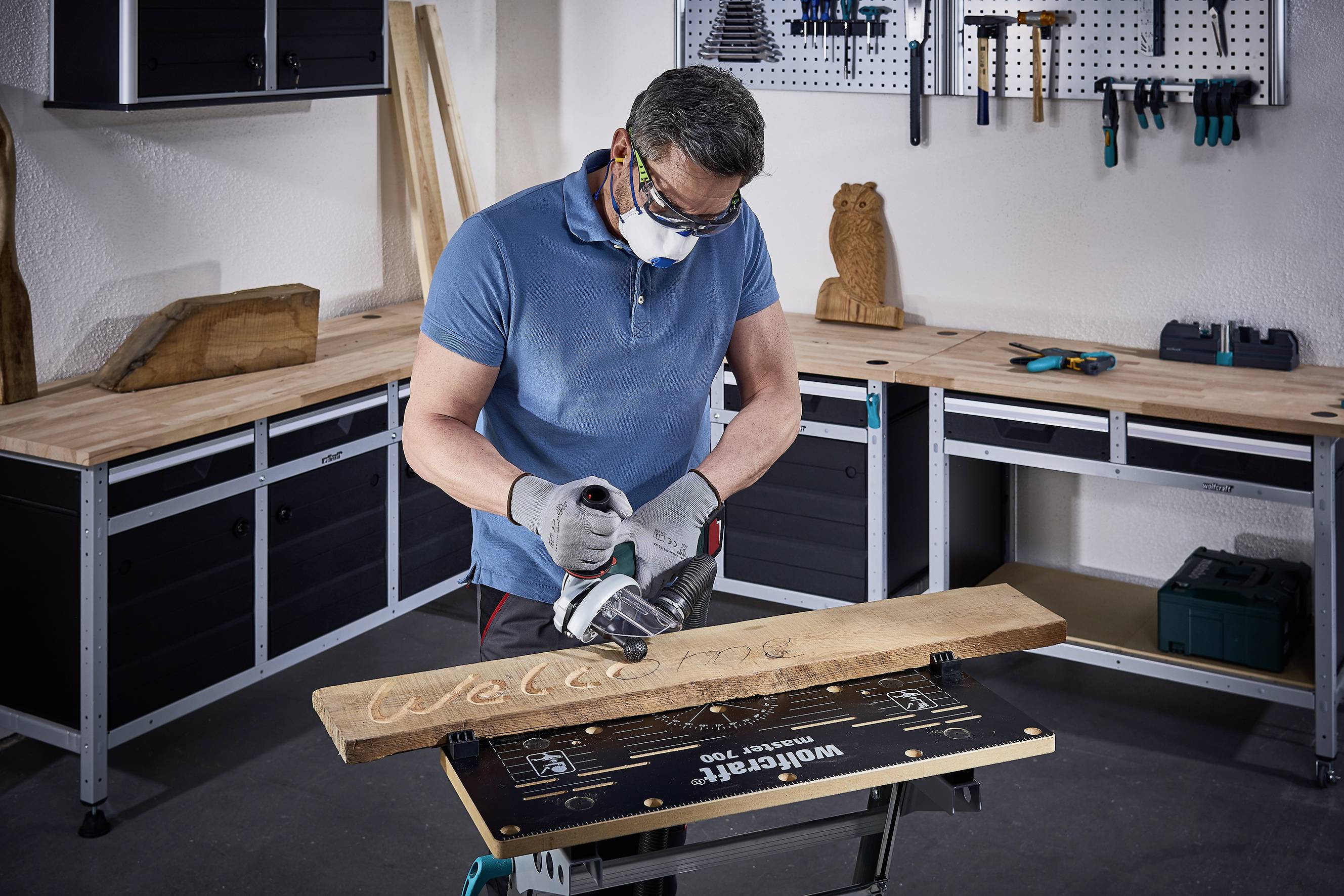 Wolfcraft 4386000 Kugelraspel für Winkelschleifer, Ø 31,5mm Länge 26mm 1St.