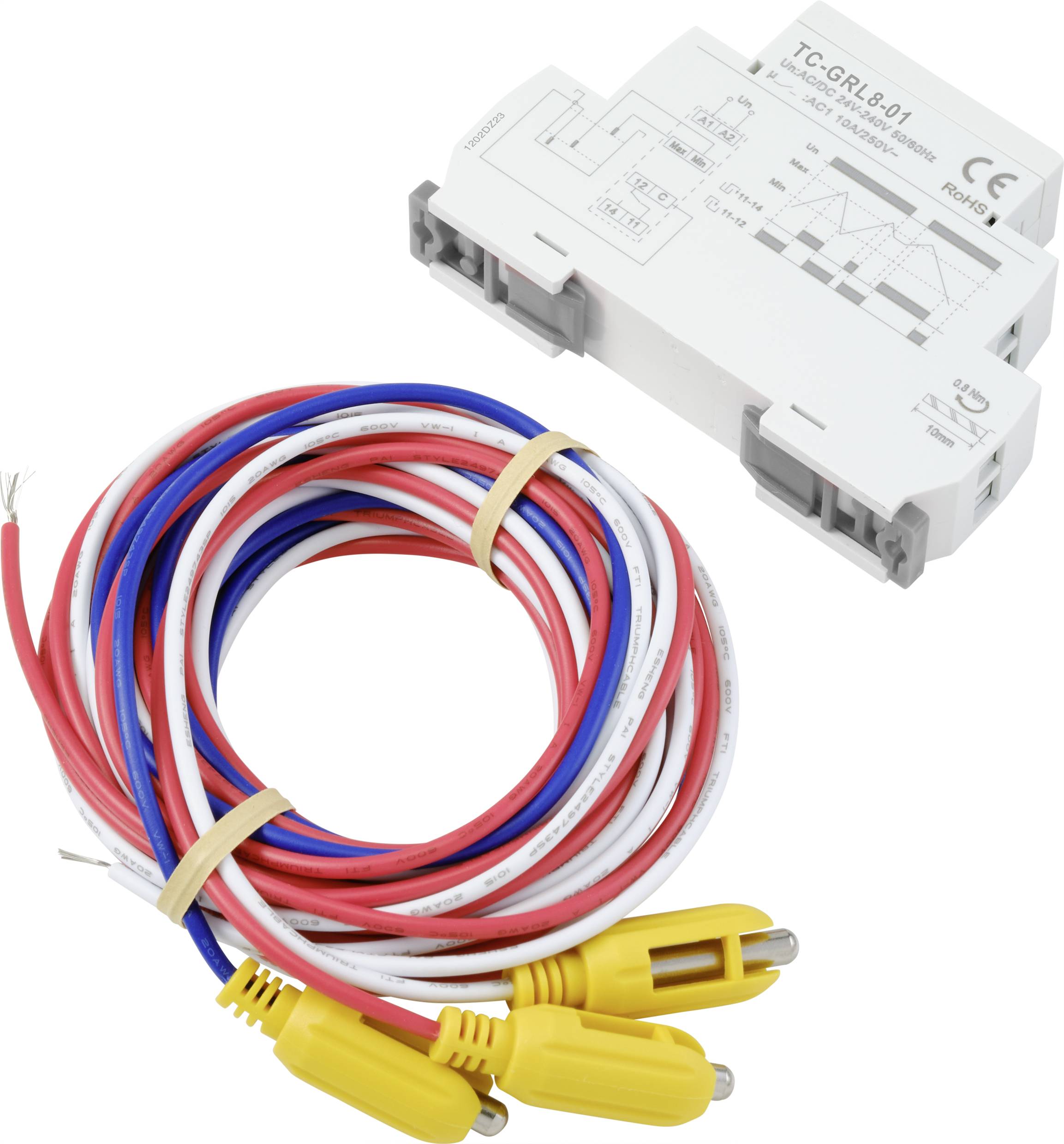 TRU COMPONENTS Niveauregler TC-GRL8-01+PLT-01-1.5m TC-9962744 Betriebsspannung (Bereich): 24 - 240V DC/AC 1St.