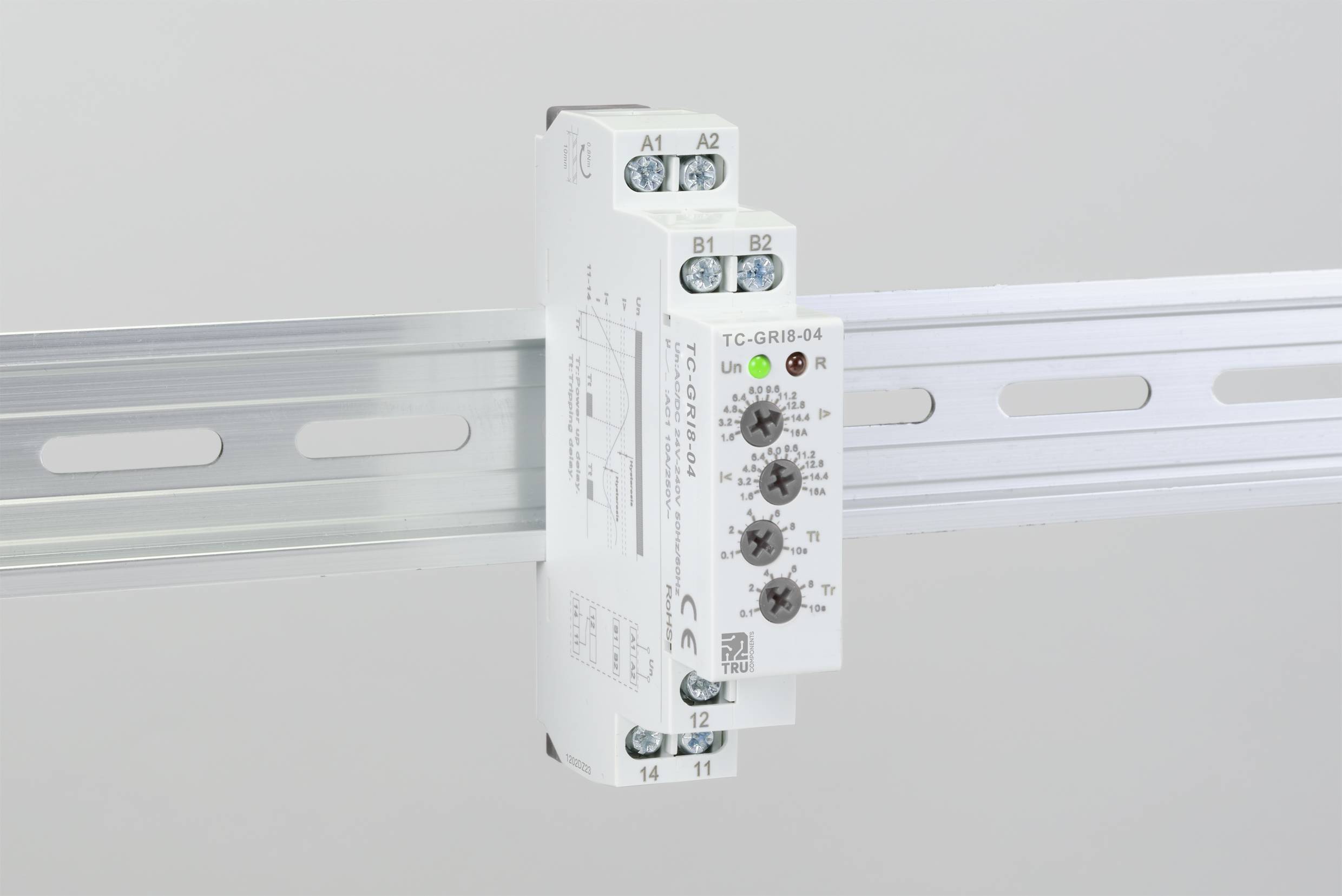 TRU COMPONENTS Stromüberwachungsrelais GRI8-04/16 Strom