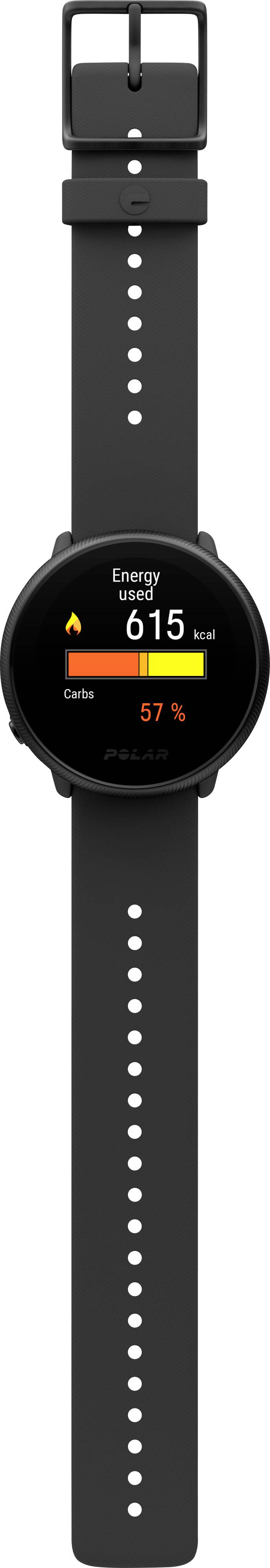 Polar Ignite 2 Pulsuhr mit integriertem Sensor 30mm S/L Schwarz
