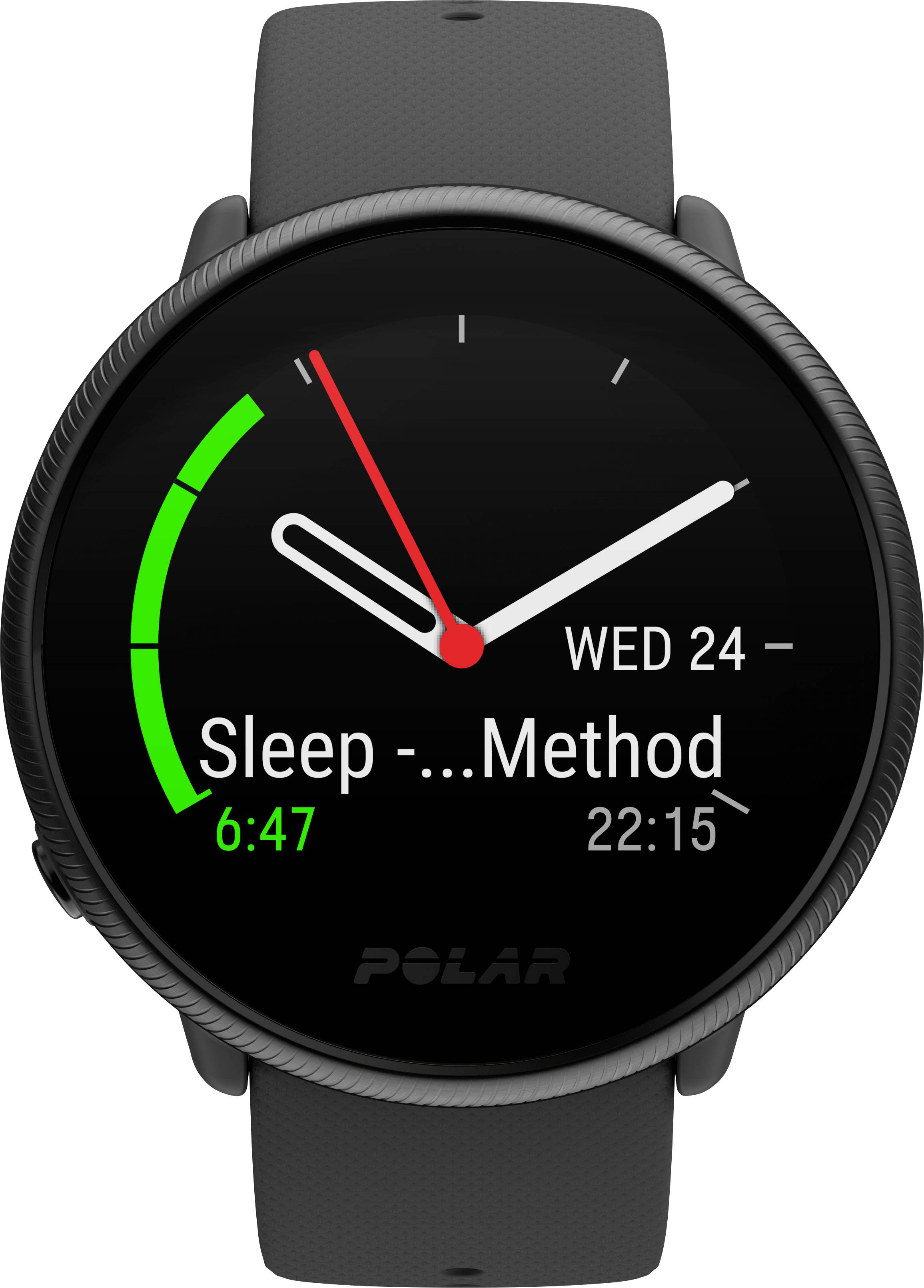 Polar Ignite 2 Pulsuhr mit integriertem Sensor 30mm S/L Schwarz