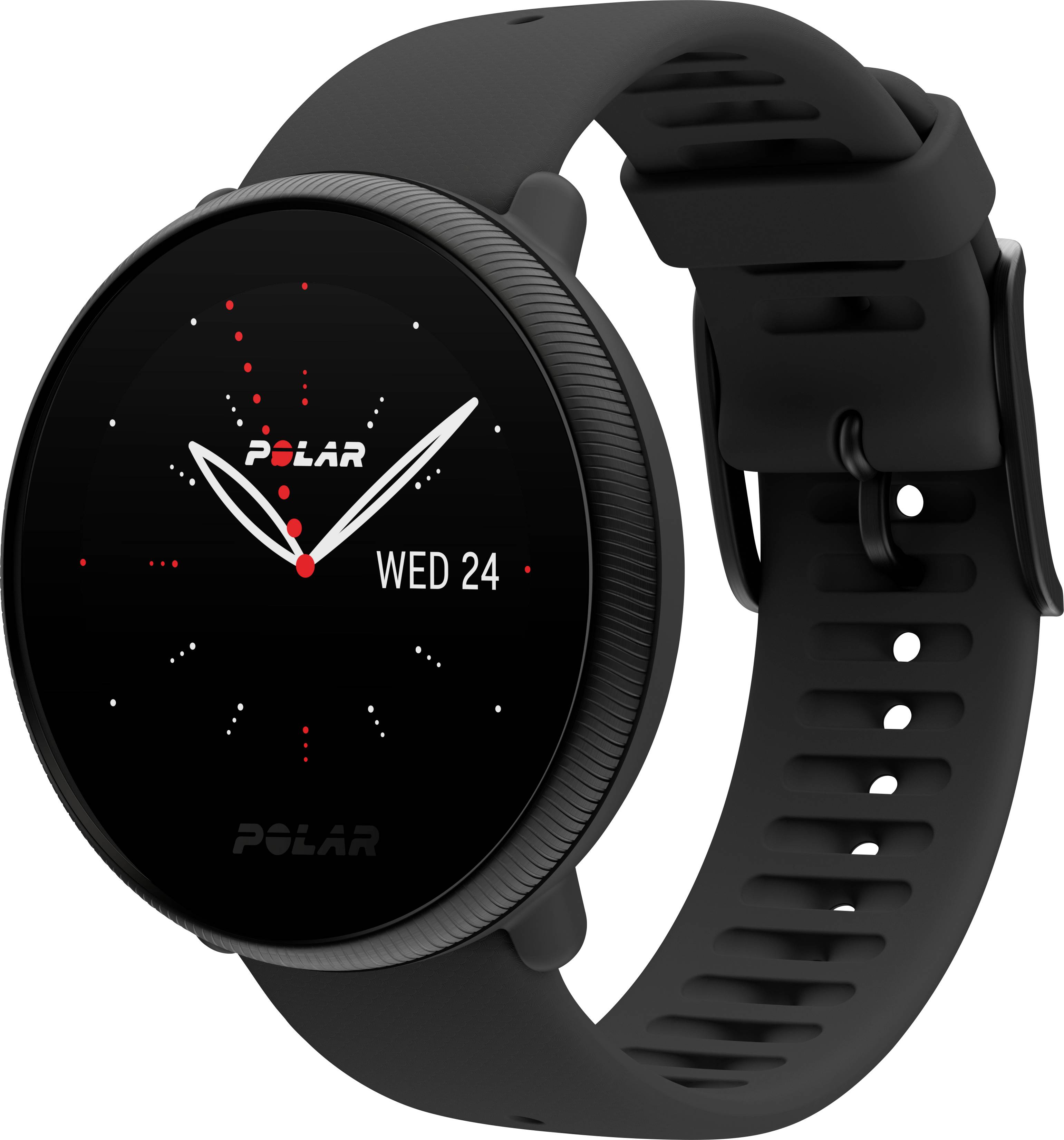 Polar Ignite 2 Pulsuhr mit integriertem Sensor 30mm S/L Schwarz