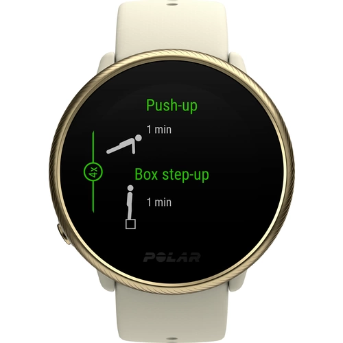 Polar Ignite 2 Pulsuhr mit integriertem Sensor 30mm S/L Champagner Polar Ignite 2 Pulsuhr mit integriertem Sensor 30mm S/L Champagner