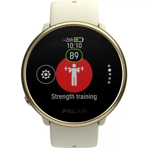 Polar Ignite 2 Pulsuhr mit integriertem Sensor 30mm S/L Champagner Polar Ignite 2 Pulsuhr mit integriertem Sensor 30mm S/L Champagner