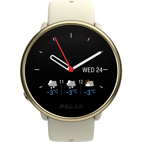 Polar Ignite 2 Pulsuhr mit integriertem Sensor 30mm S/L Champagner Polar Ignite 2 Pulsuhr mit integriertem Sensor 30mm S/L Champagner