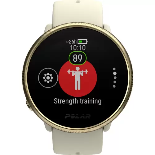 Polar Ignite 2 Pulsuhr mit integriertem Sensor 30mm S/L Champagner Polar Ignite 2 Pulsuhr mit integriertem Sensor 30mm S/L Champagner