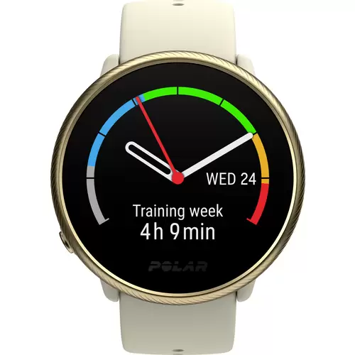 Polar Ignite 2 Pulsuhr mit integriertem Sensor 30mm S/L Champagner Polar Ignite 2 Pulsuhr mit integriertem Sensor 30mm S/L Champagner