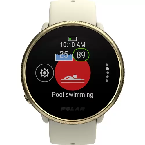 Polar Ignite 2 Pulsuhr mit integriertem Sensor 30mm S/L Champagner Polar Ignite 2 Pulsuhr mit integriertem Sensor 30mm S/L Champagner