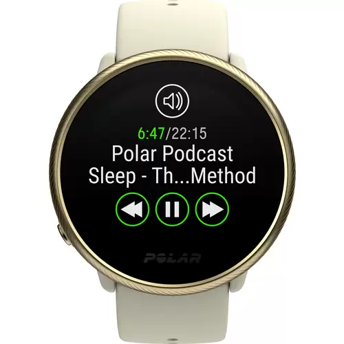 Polar Ignite 2 Pulsuhr mit integriertem Sensor 30mm S/L Champagner Polar Ignite 2 Pulsuhr mit integriertem Sensor 30mm S/L Champagner