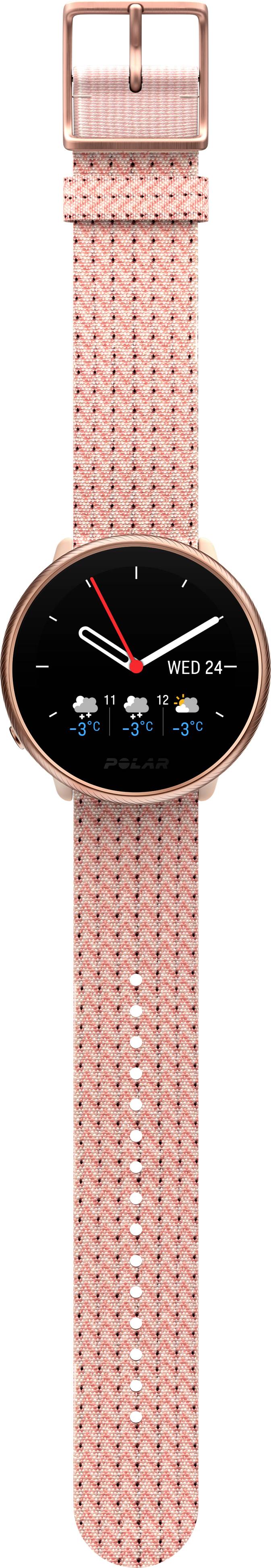 Polar Ignite 2 Pulsuhr mit integriertem Sensor 30 mm S/L Pink