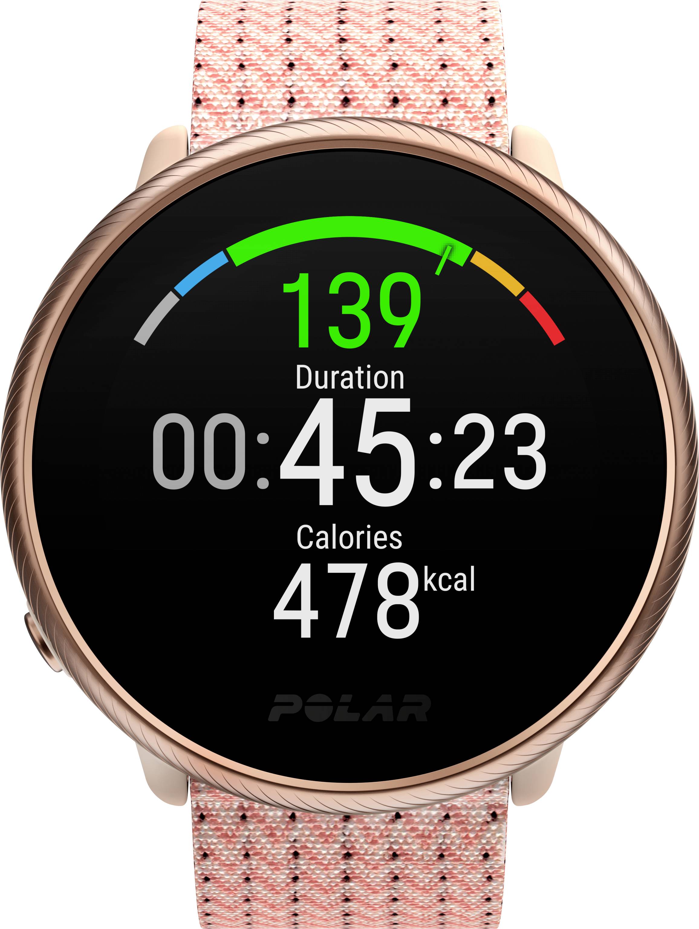 Polar Ignite 2 Pulsuhr mit integriertem Sensor 30 mm S/L Pink