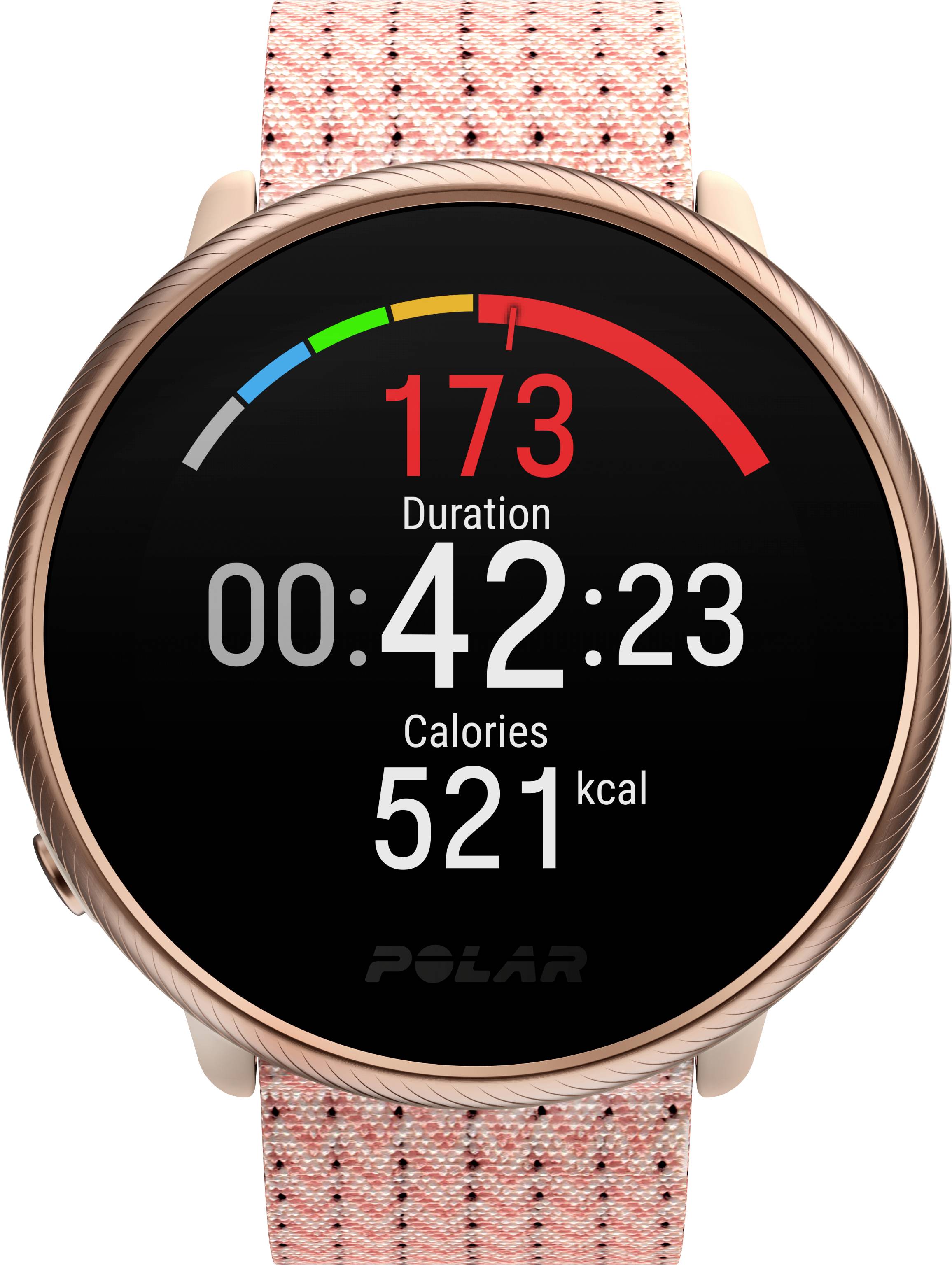 Polar Ignite 2 Pulsuhr mit integriertem Sensor 30 mm S/L Pink