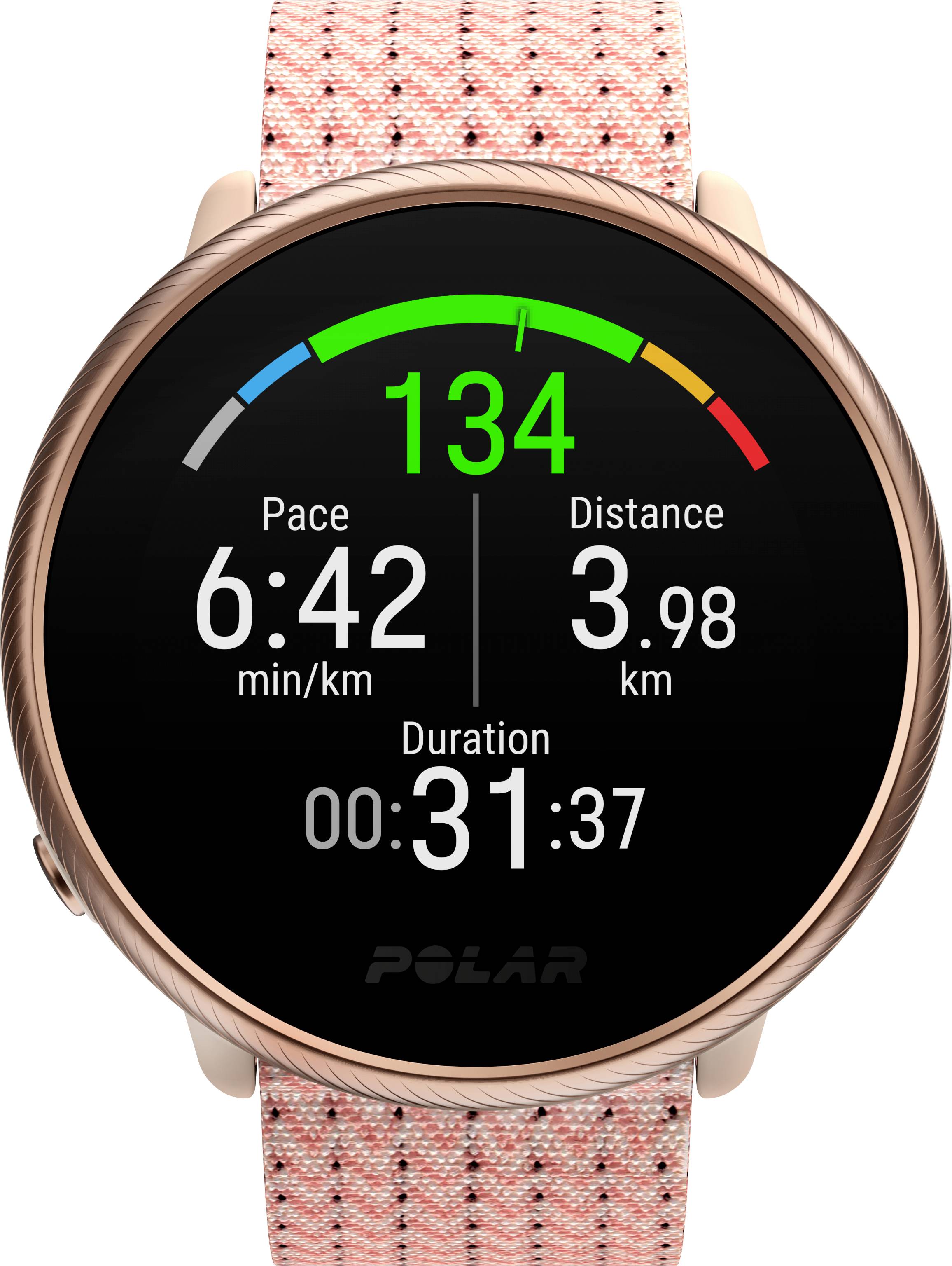 Polar Ignite 2 Pulsuhr mit integriertem Sensor 30 mm S/L Pink