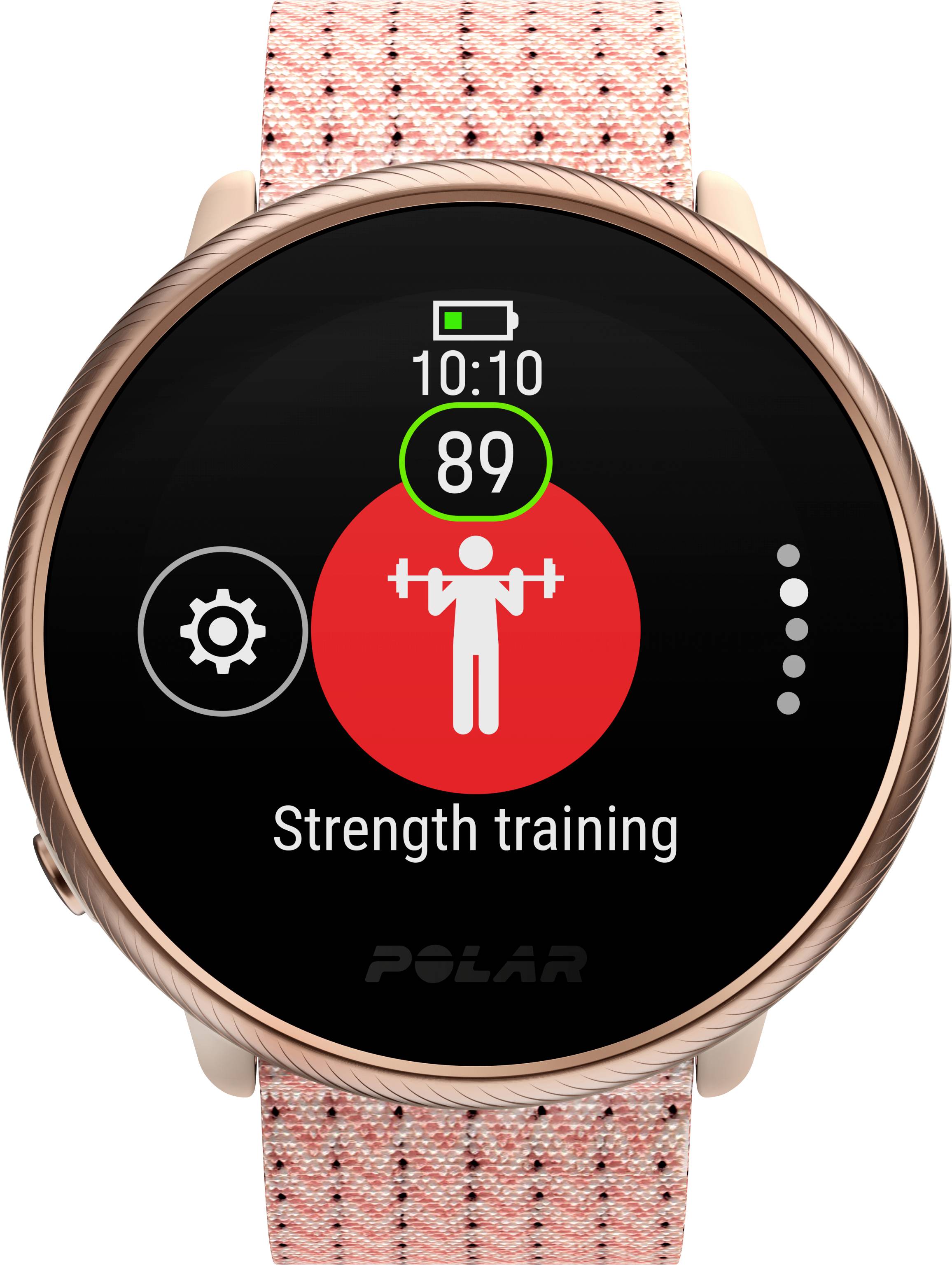 Polar Ignite 2 Pulsuhr mit integriertem Sensor 30 mm S/L Pink