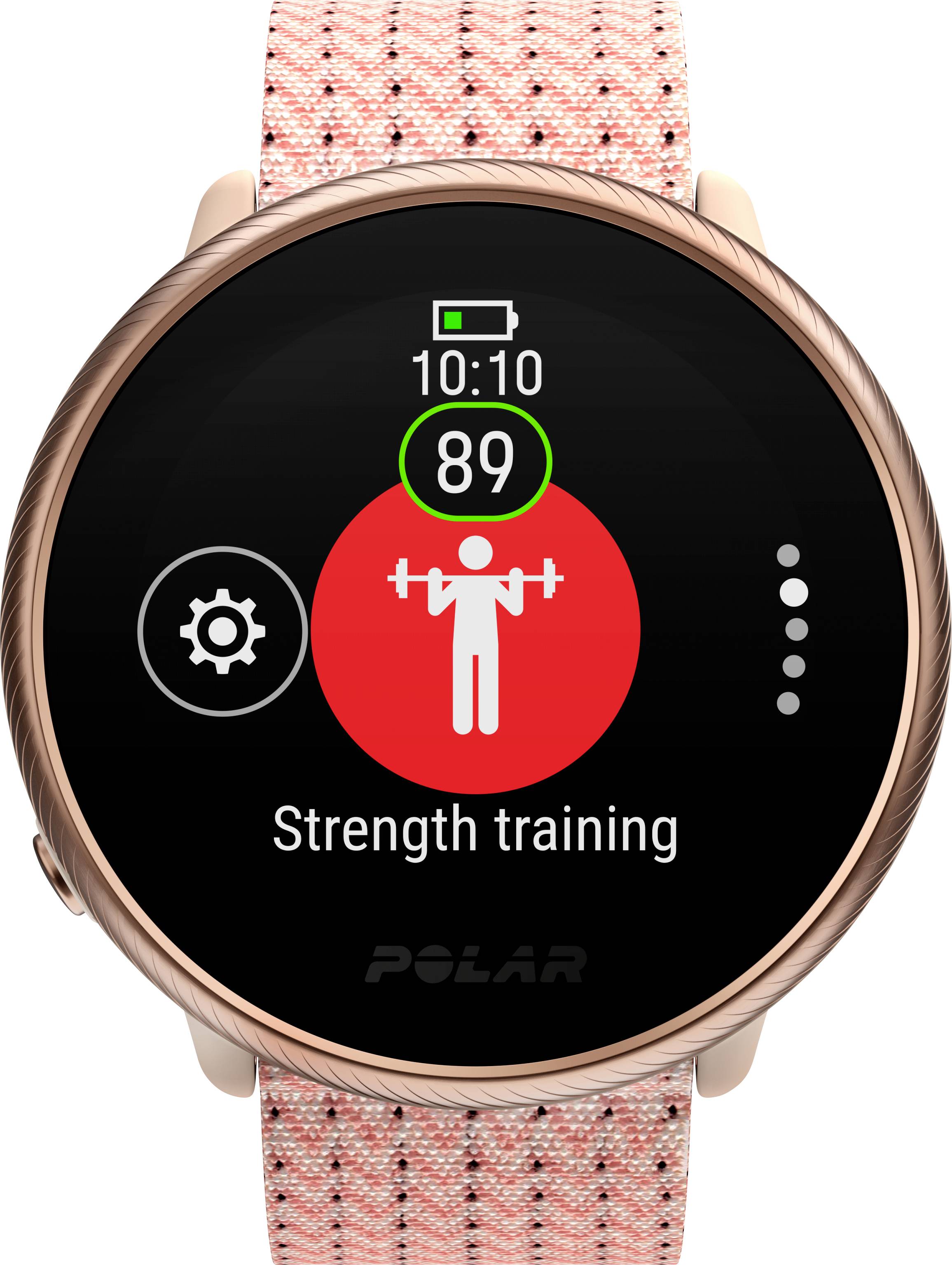 Polar Ignite 2 Pulsuhr mit integriertem Sensor 30 mm S/L Pink