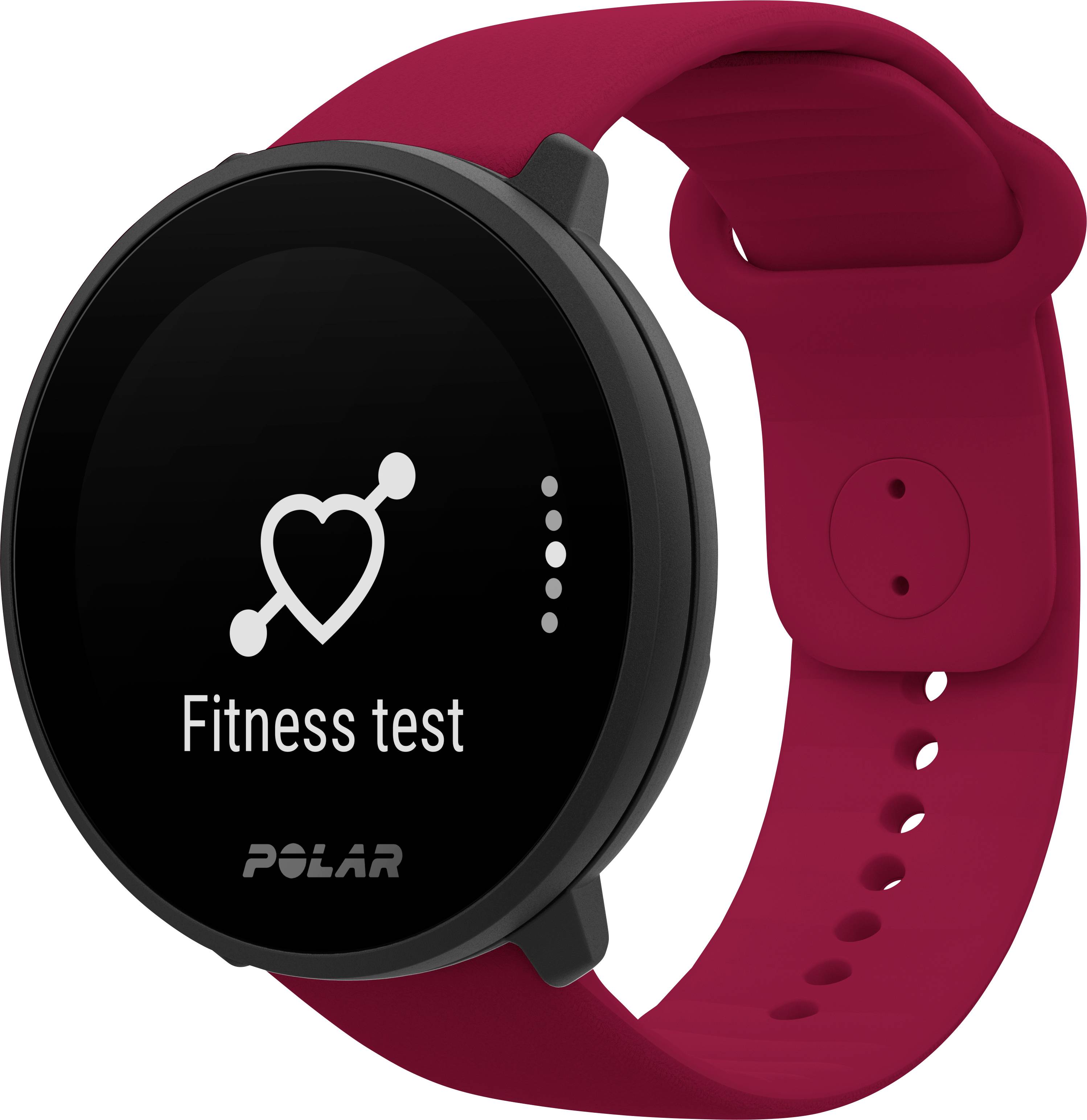 Polar Unite Pulsuhr mit integriertem Sensor 43 mm Uni Rot