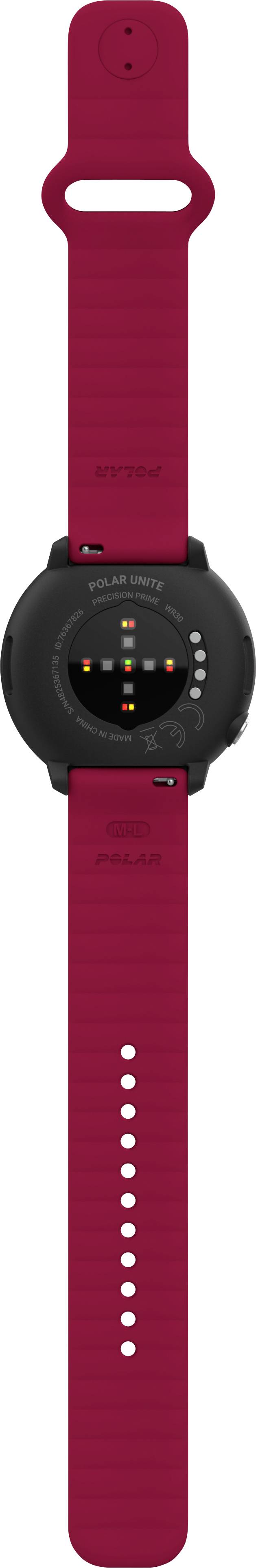 Polar Unite Pulsuhr mit integriertem Sensor 43 mm Uni Rot