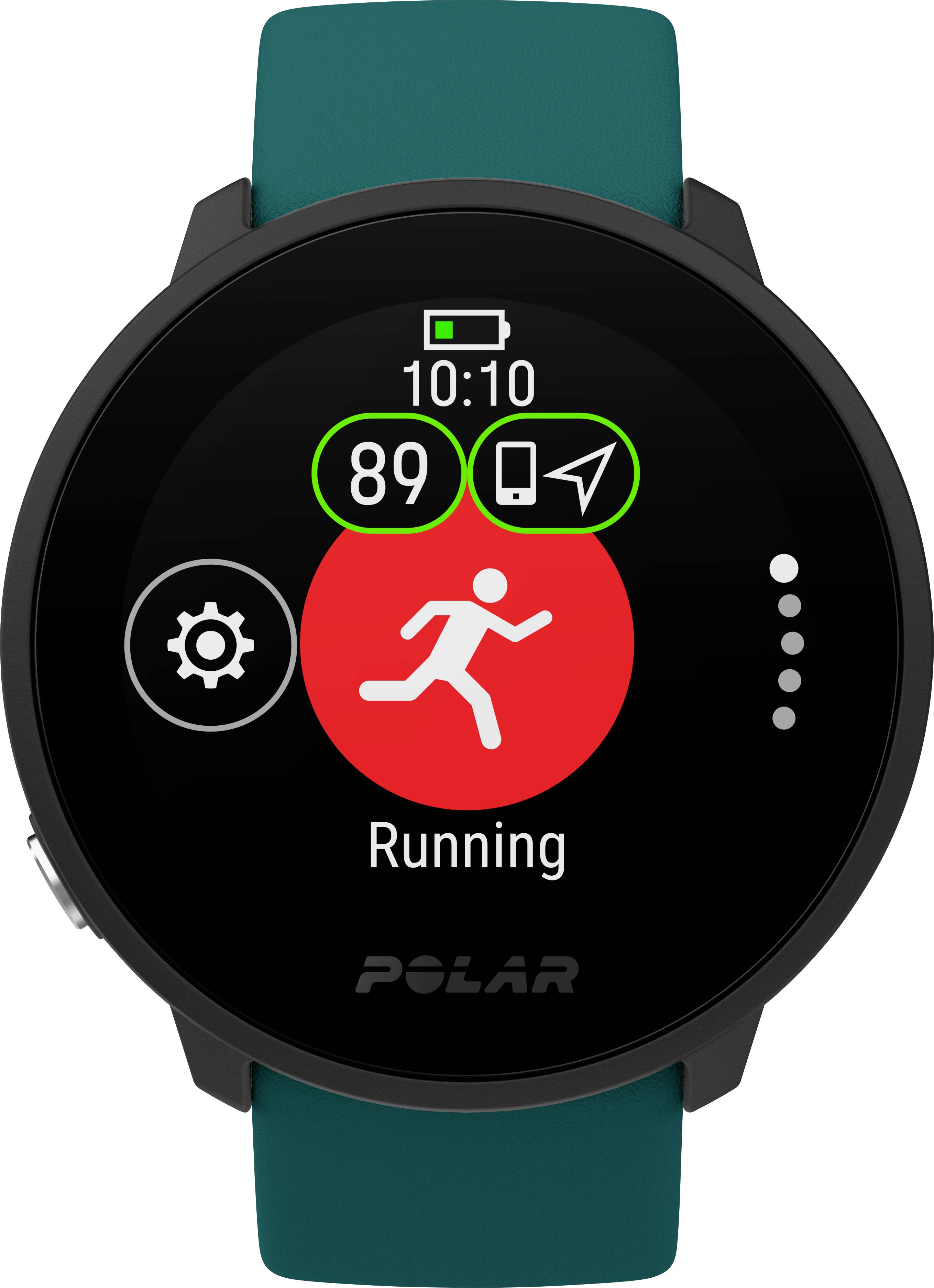 Polar Unite Pulsuhr mit integriertem Sensor 43 mm Uni Türkis