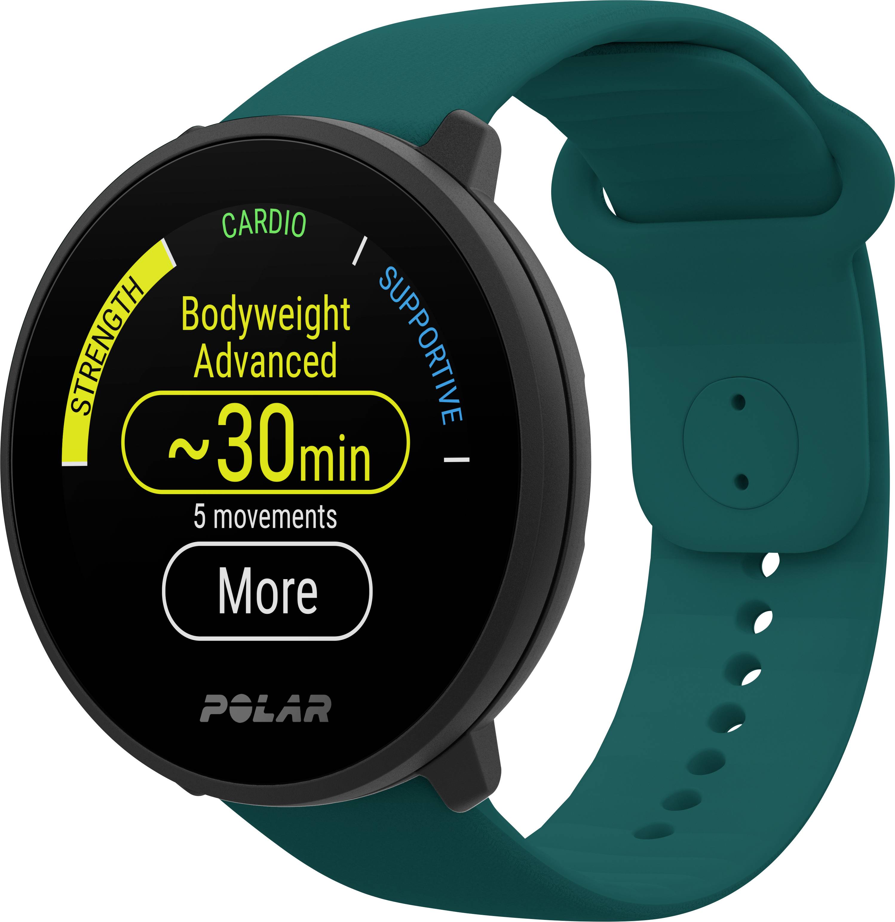 Polar Unite Pulsuhr mit integriertem Sensor 43 mm Uni Türkis