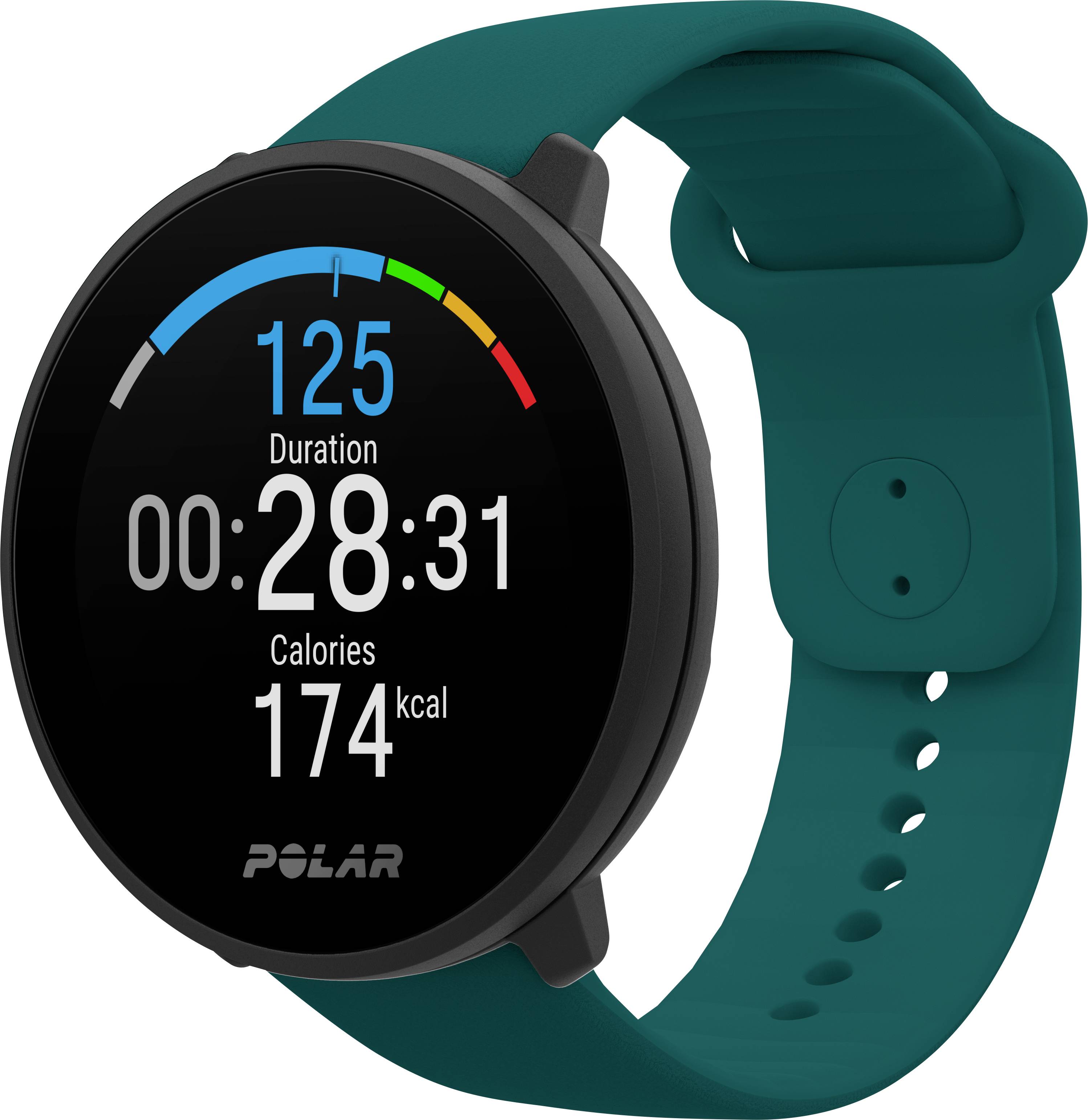 Polar Unite Pulsuhr mit integriertem Sensor 43 mm Uni Türkis