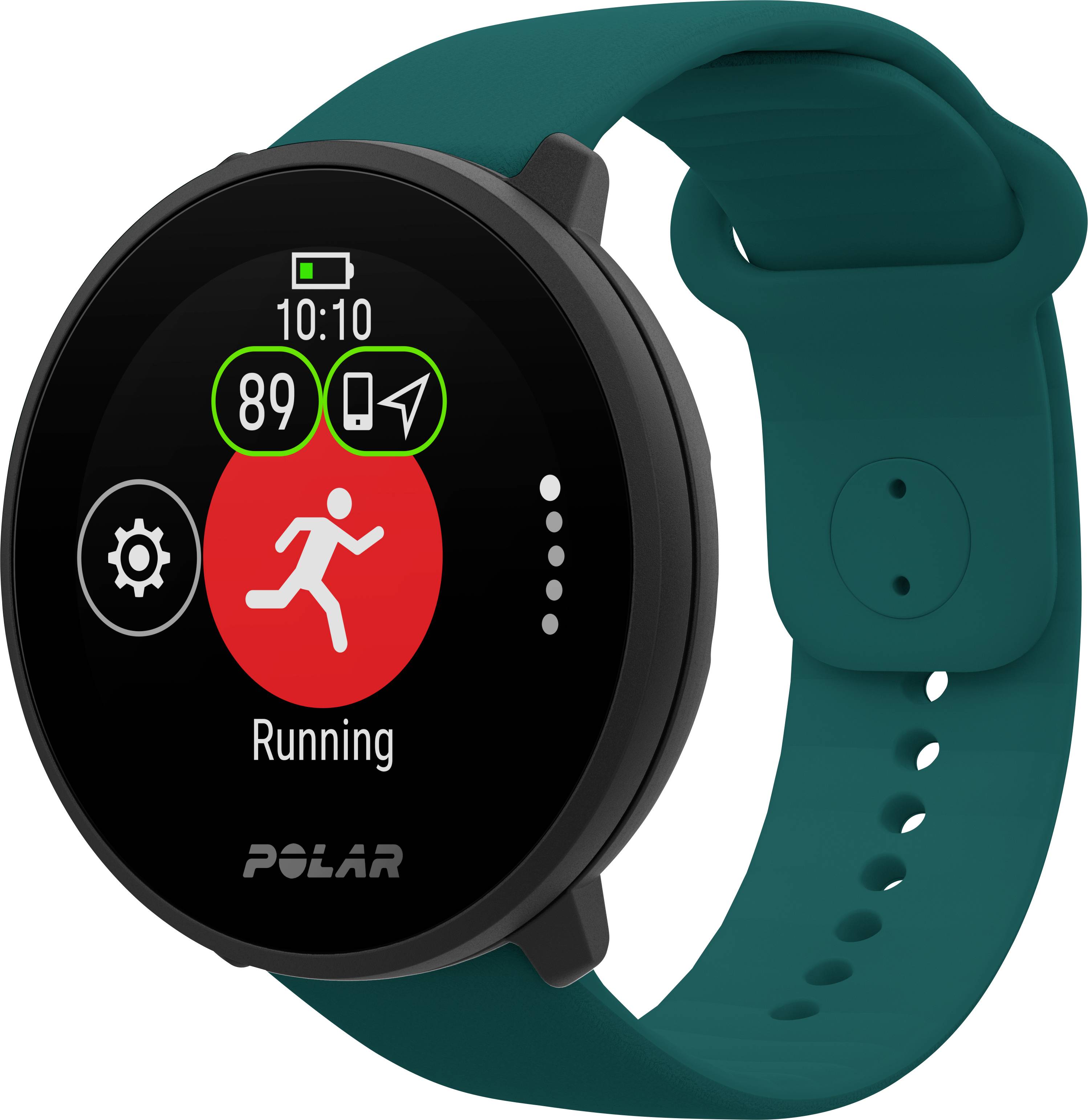 Polar Unite Pulsuhr mit integriertem Sensor 43 mm Uni Türkis