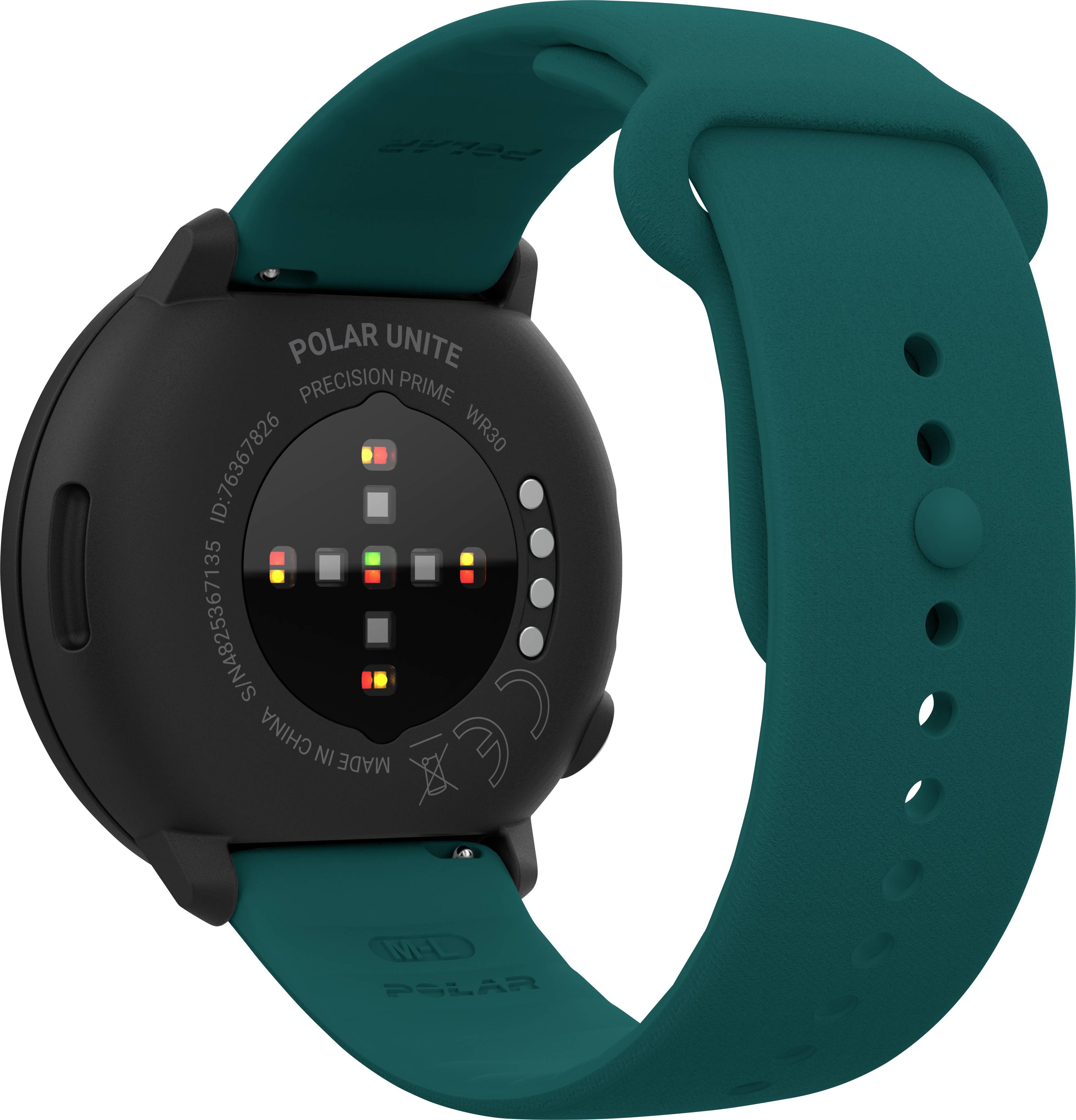 Polar Unite Pulsuhr mit integriertem Sensor 43 mm Uni Türkis