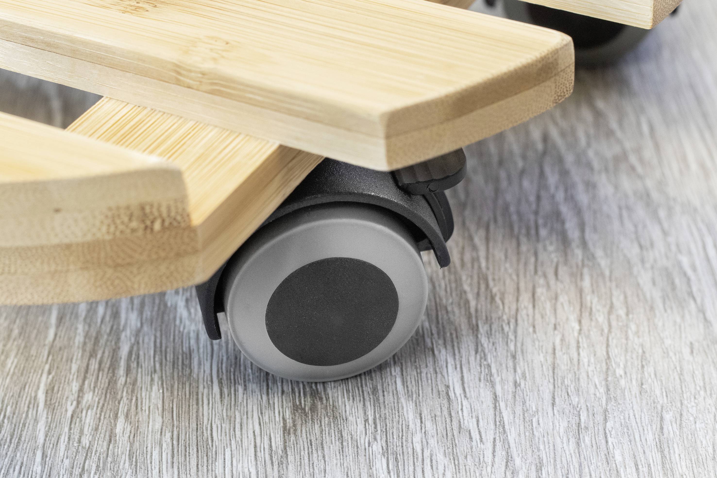 Metafranc WU0825330Pflanzenroller Bambus Traglast (max.): 60kg 74mm Anzahl Lenkrollen 4