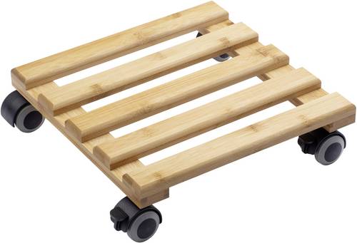 Metafranc WU0825340 Pflanzenroller Bambus Traglast (max.): 60 kg 300 mm x 300 mm x 74 mm Anzahl Len