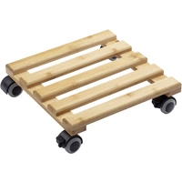 Metafranc WU0825340Pflanzenroller Bambus Traglast (max.): 60kg 300mm x 300mm x 74mm Anzahl Lenkrollen 4 Metafranc WU0825340Pflanzenroller Bambus Traglast (max.): 60kg 300mm x 300mm x 74mm Anzahl Lenkrollen 4