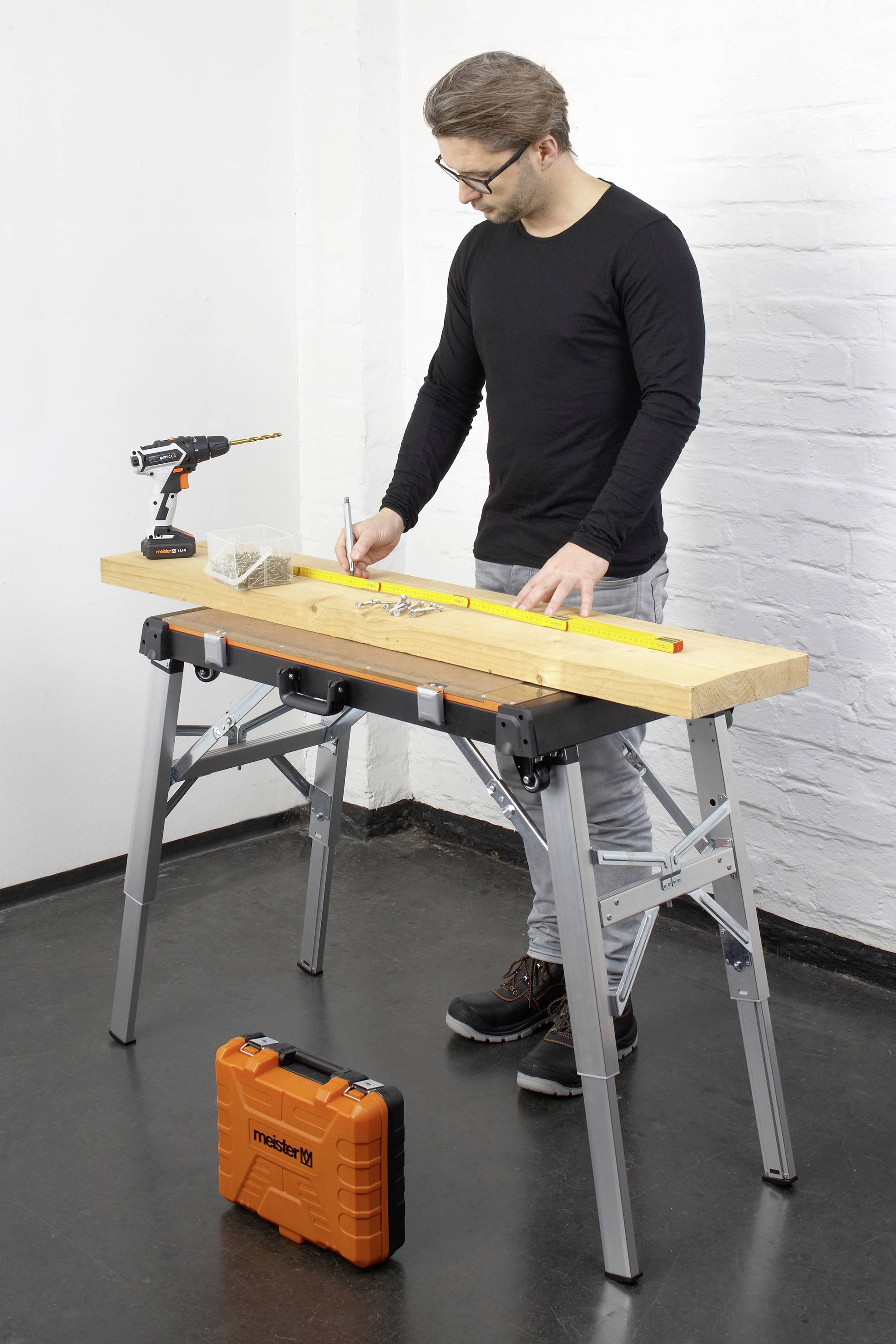 Metafranc WU9079620 Werkbank 4 in 1 (B x H x T) 125 x 85 x 52cm