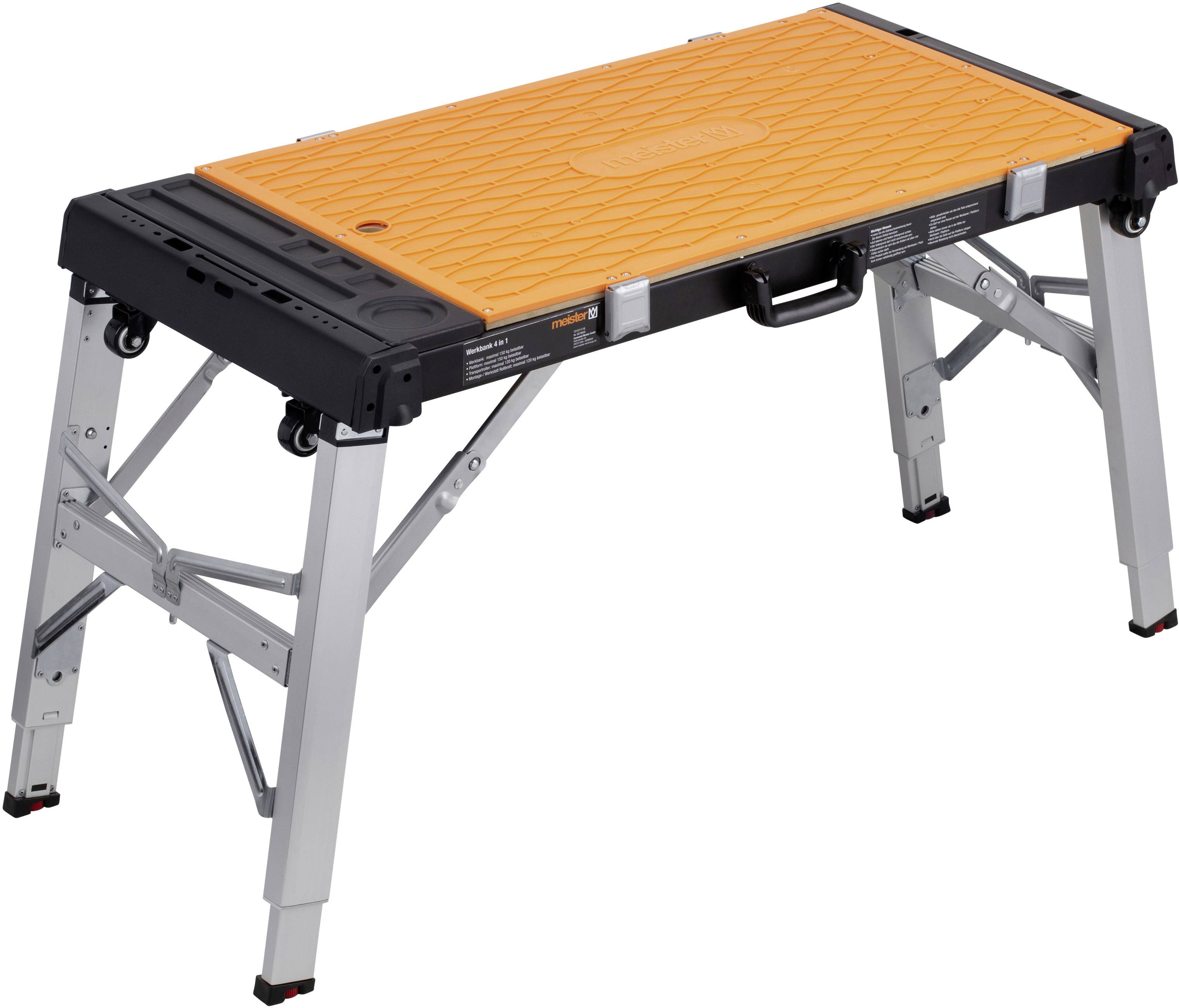 Metafranc WU9079620 Werkbank 4 in 1 (B x H x T) 125 x 85 x 52cm