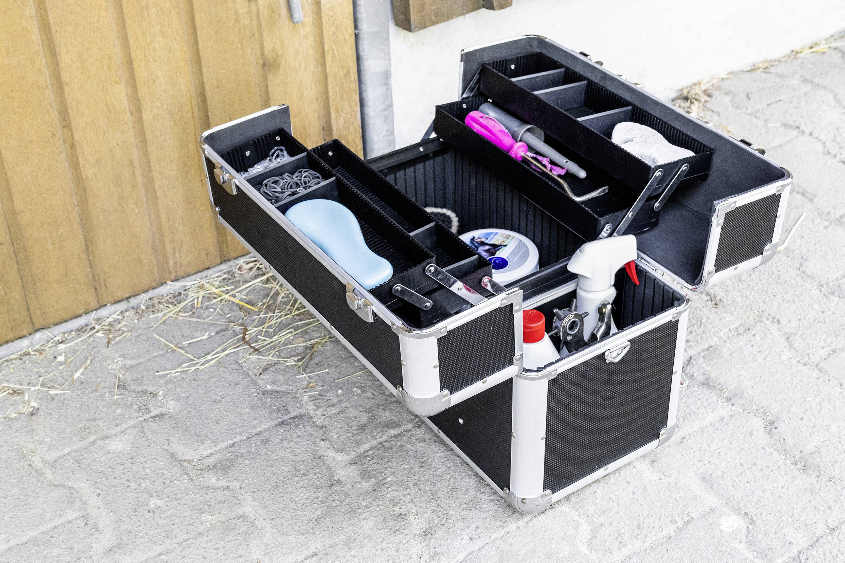 Metafranc WU9095050 Mehrzweckkoffer (L x B x H) 450 x 320 x 225mm Schwarz/Grau 1St.