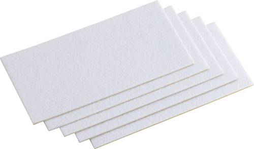 Metafranc WU0645436 Filzgleiter quadratisch, selbstklebend Weiß (L x B) 200 mm x 100 mm 1 Set