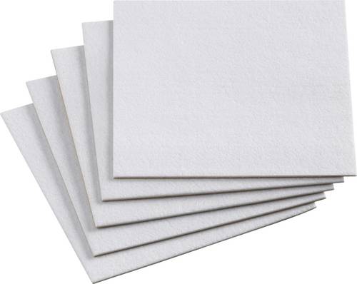 Metafranc WU0645546 Filzgleiter quadratisch, selbstklebend Weiß (L x B) 200 mm x 200 mm 1 Set
