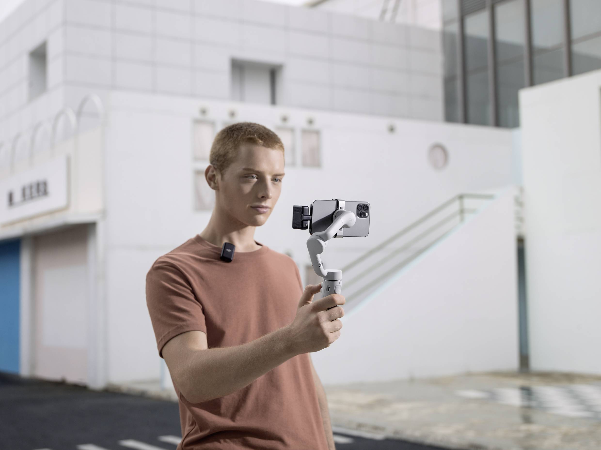 DJI MIC Ansteck Funkmikrofon-Set Übertragungsart (Details):Kabellos inkl. Tasche, inkl. Kabel, inkl. Klammer, inkl. Mikrofoncase Audio, stereo (3.5