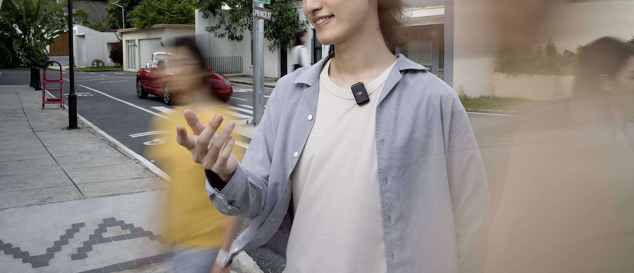 DJI MIC Ansteck Funkmikrofon-Set Übertragungsart (Details):Kabellos inkl. Tasche, inkl. Kabel, inkl. Klammer, inkl. Mikrofoncase Audio, stereo (3.5