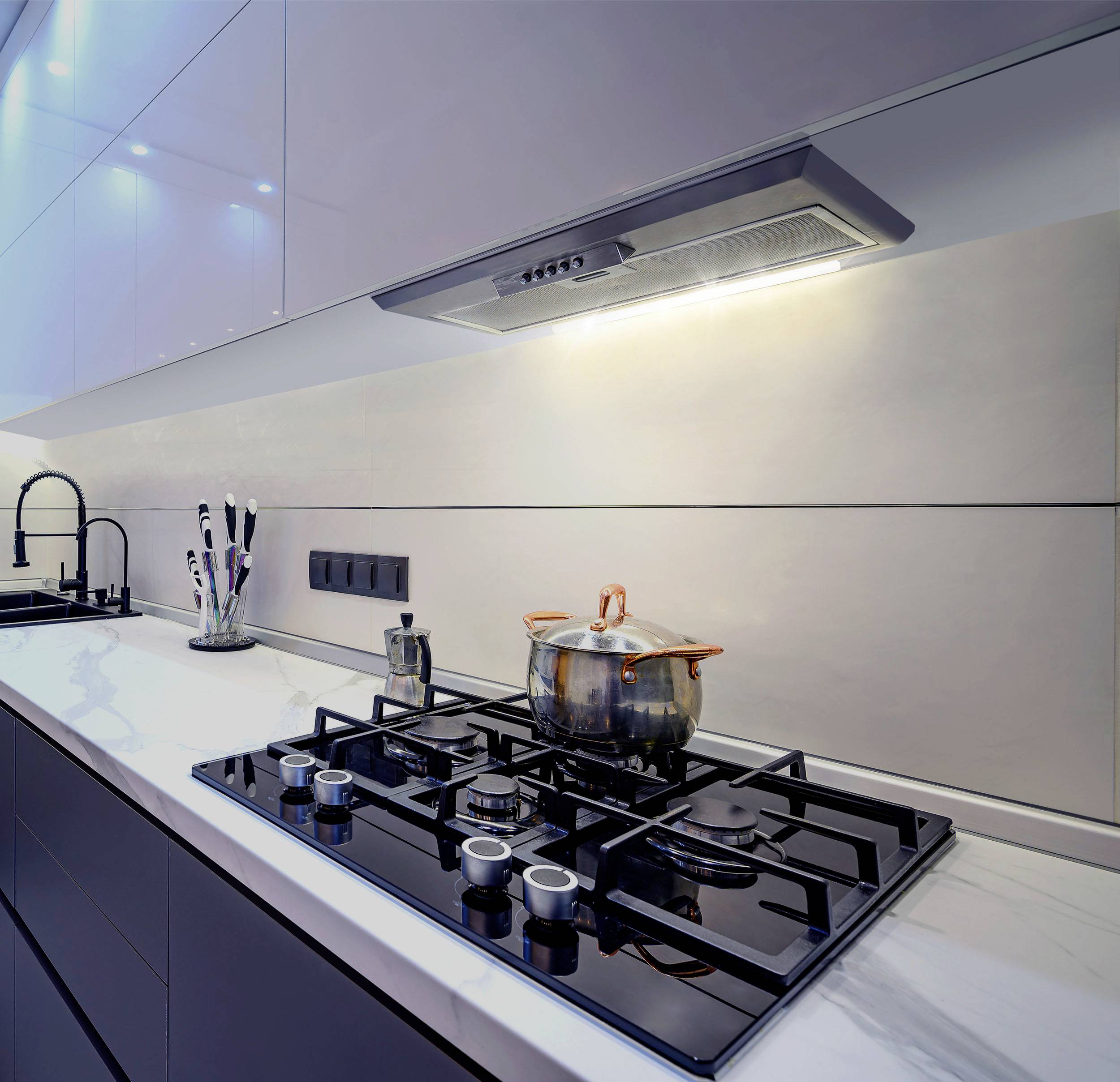 Ansmann cabinet-light-small LED-Unterbauleuchte mit Bewegungsmelder LED LED fest eingebaut 6.3W Kaltweiß, Naturweiß, Warmweiß Weiß