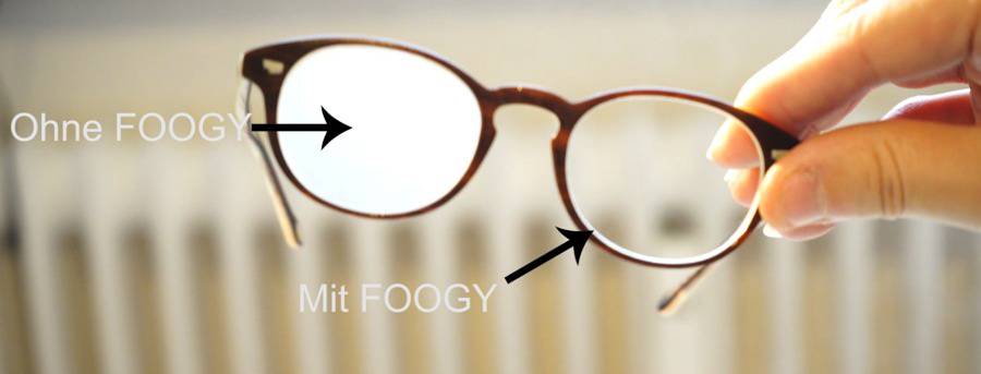 Foogy 283036 Microfaser Antibeschlag Brillenputztuch 1St.