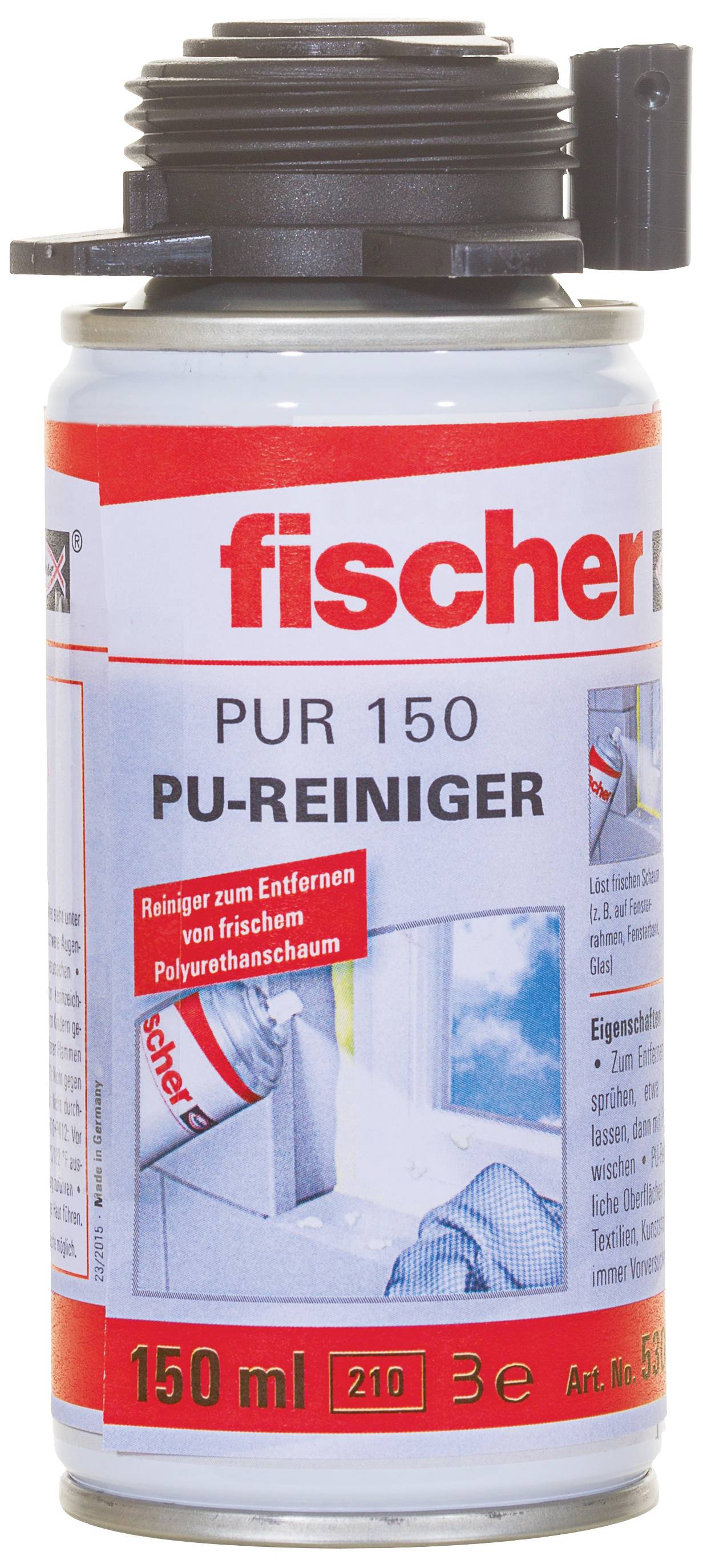 Fischer 053083 PU - und Pistolenreiniger PUR 150 150ml