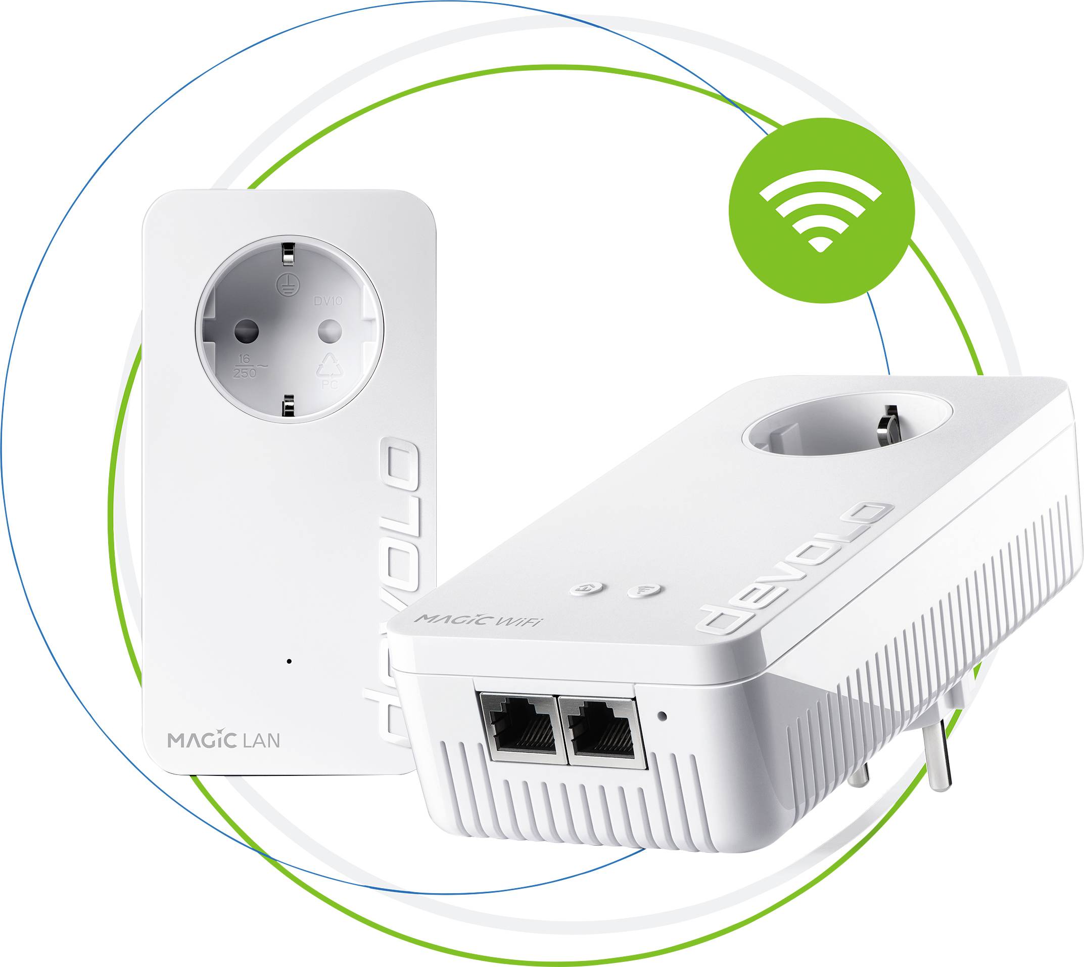 Devolo Magic 2 WiFi 6 Starter Kit Powerline WLAN Starter Kit 8816 DE, AT Powerline, WLAN 2400MBit/s